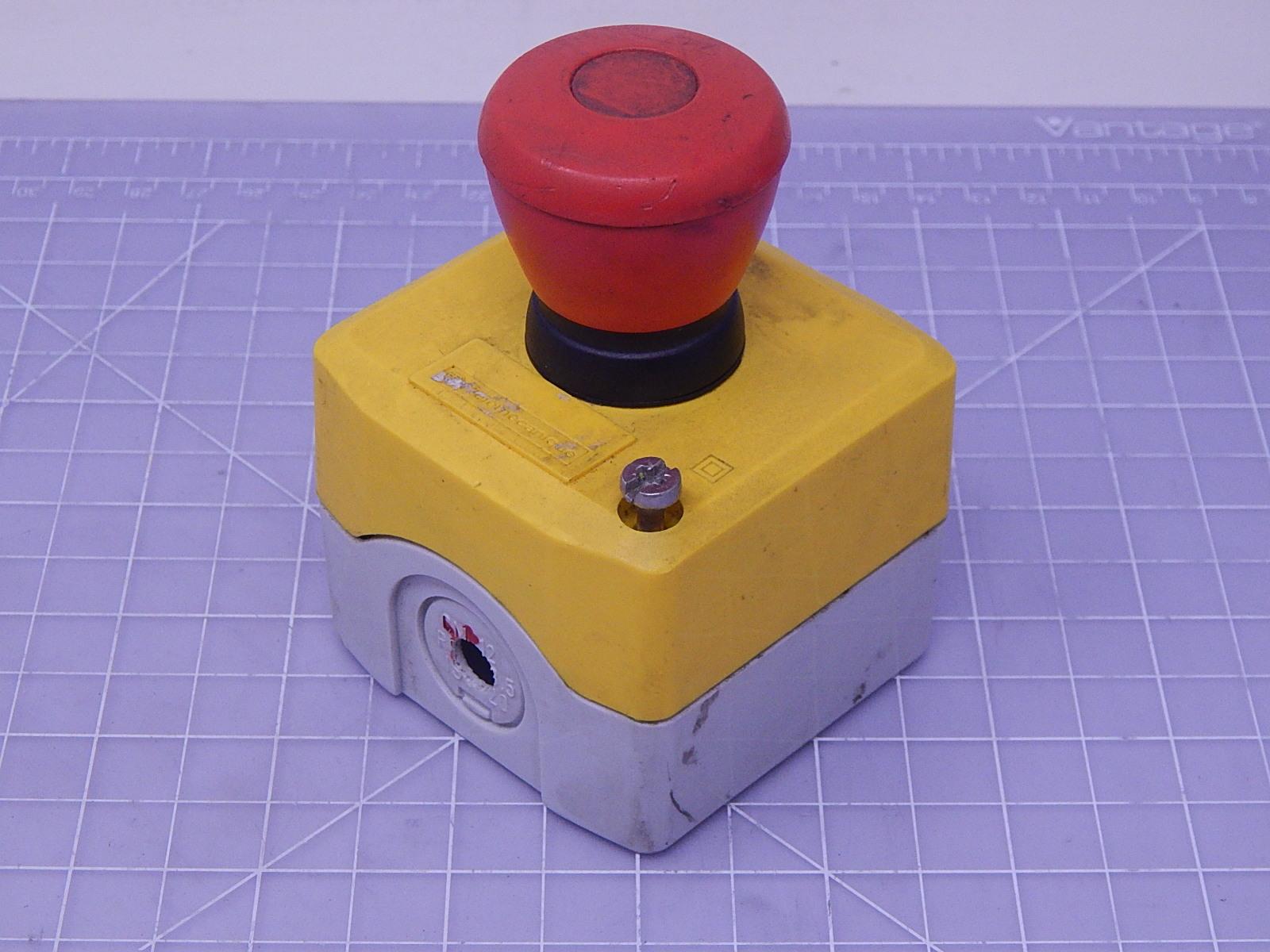 Allen Bradley 800f X01 Red Emergency Stop Push Button T117590 Ebay 